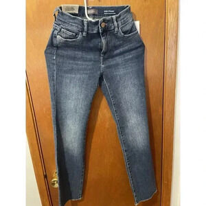 DL1961 Vintage Emilie Straight Ultra High Rise Button Fly Jeans Size 24, NEW NWD